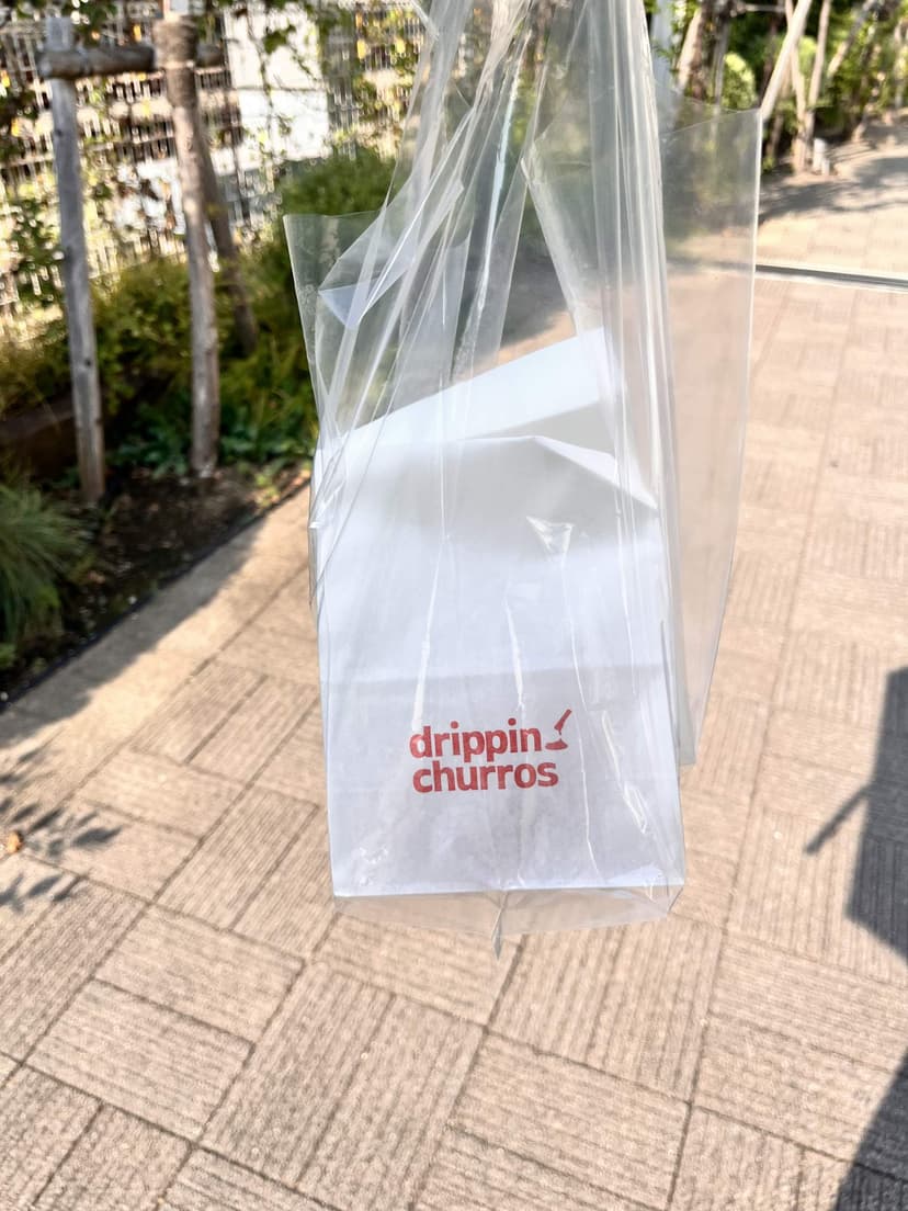 Our order in its takeout bag